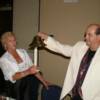 Phyllis Garry with Brad Ware ring count for those Inductees no longer with us
Photo by Tom Sisson