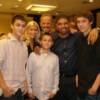 Steve Yerrid and familly with Winky Wright
Photo by Tom Sisson