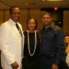 Class of 2009 Inductee Max Parker, Jr. and wife Vonda with Winky Wright
Photo by Tom Sisson